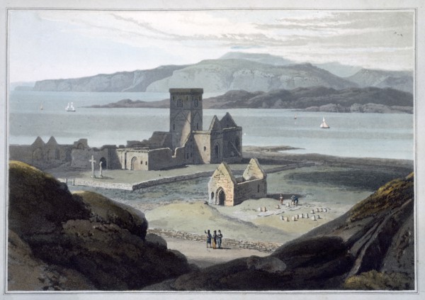 'The Cathedral at Iona', Argyll and Bute, Scotland, 1817. Artist: William Daniell