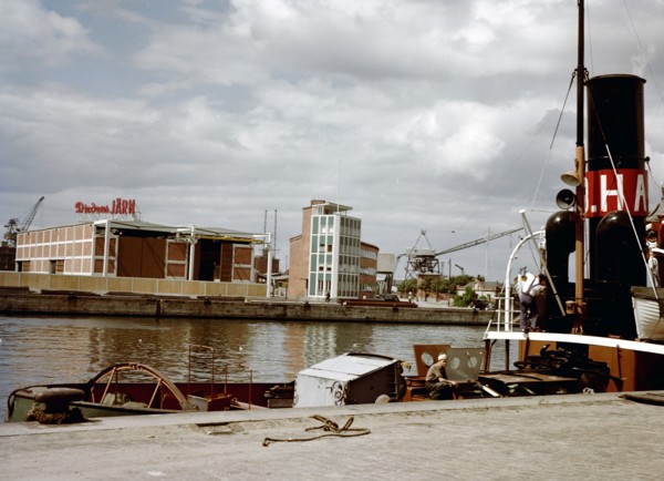 The harbour of Malmo, Scania, Sweden, 1960s Artist: Göran Algård
