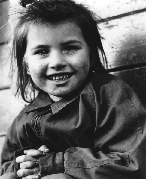 Daphne, gypsy girl, Newdigate, Surrey, 1960s.