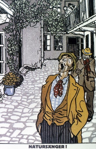 'Natursänger', c1905-1915. Artist: Moritz Jung