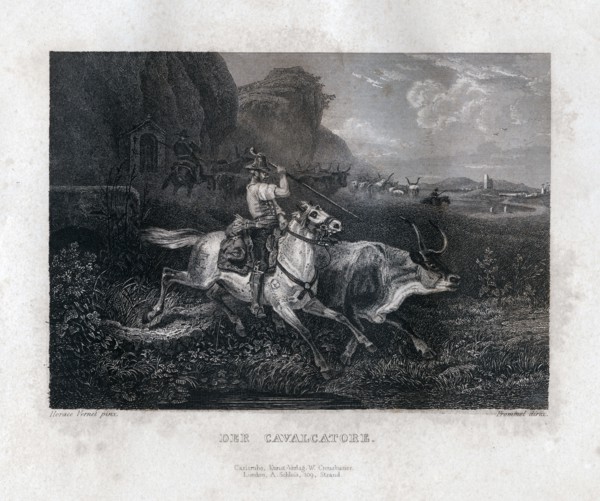 'Le Cavalcatore', c1833. Artist: Frommel