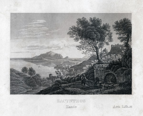 The Isle of Zakynthos, Greece, c1833. Artist: Unknown