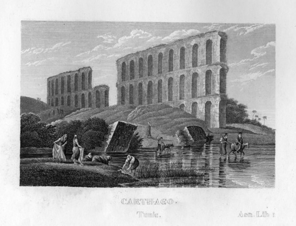 Ruins of Carthage, Tunisia, c1833. Artist: Unknown