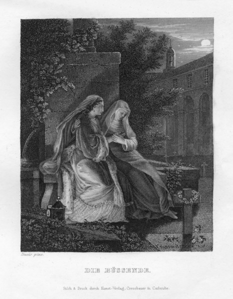 'The penitent', c1833. Artist: Unknown