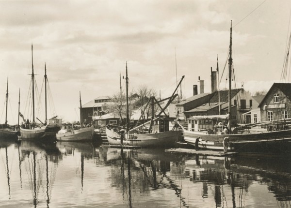 Repairing of ships after World War 2, Landskrona shipyard, Sweden, 1946. Artist: Unknown