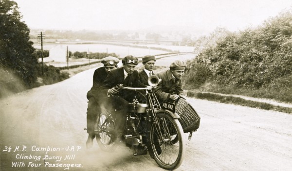 Campion Brothers motor cycle, Bunny Hill, Nottinghamshire, c1912. Artist: H Houldsworth