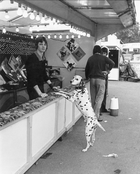Goose Fair, Forest Recreation Ground, Nottingham, Nottinghamshire, 1975. Artist: James Snowden