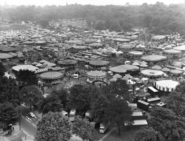 Goose Fair, Forest Recreation Ground, Nottingham, Nottinghamshire, 1973. Artist: WE Middleton & Son