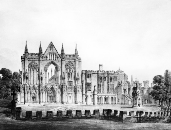 Newstead Abbey, Nottinghamshire, 1812-1815. Artist: Unknown