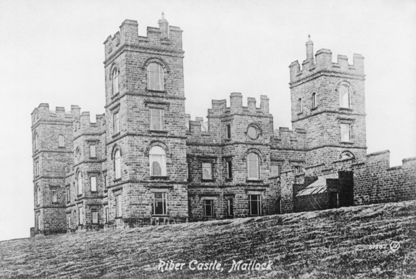 Riber Castle, near Matlock, Derbyshire. Artist: Unknown
