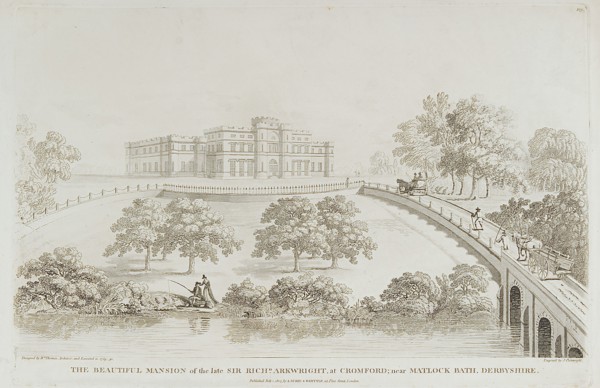 Willersley Castle, Cromford, Derbyshire, 1805. Artist: J Cartwright