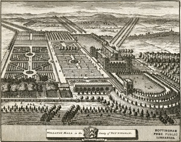 Wollaton Hall and Park Nottingham, Nottinghamshire, c1707. Artist: Johannes Kip