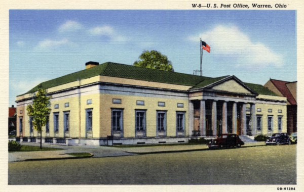 US Post Office, Warren, Ohio, USA, 1940. Artist: Unknown