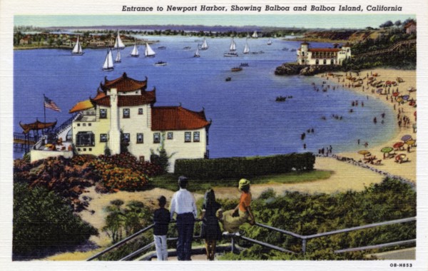 Entrance to Newport Harbor, California, USA, 1940. Artist: Unknown