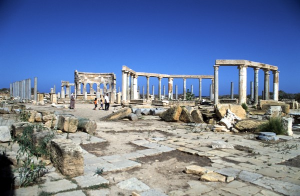 The Market, Leptis Magna, Libya.