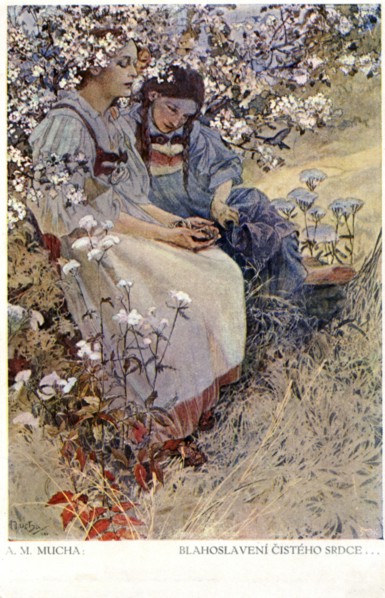 'Blessed are the Pure in Heart For They Shall See God', 1906. Artist: Alphonse Mucha