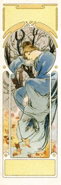 'Winter', 1900. Artist: Alphonse Mucha