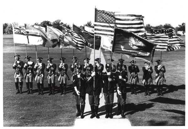 Honour Guard troops, Fort Sheridan, Illinois, USA, 1975. Artist: Unknown