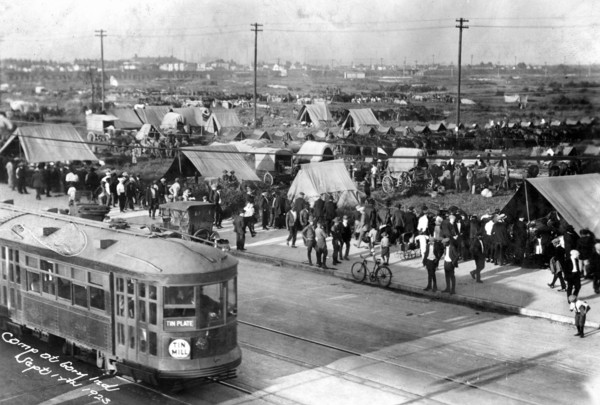 Military camp at Gary, Indiana, USA, 17th September 1923. Artist: Unknown