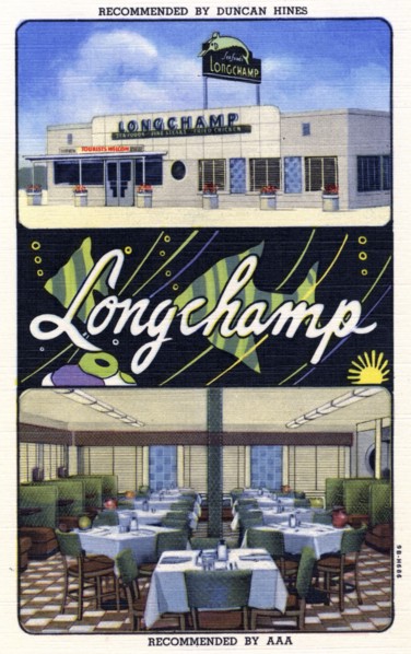 Longchamp Dining Salon, Amarillo, Texas, USA, 1949. Artist: Unknown