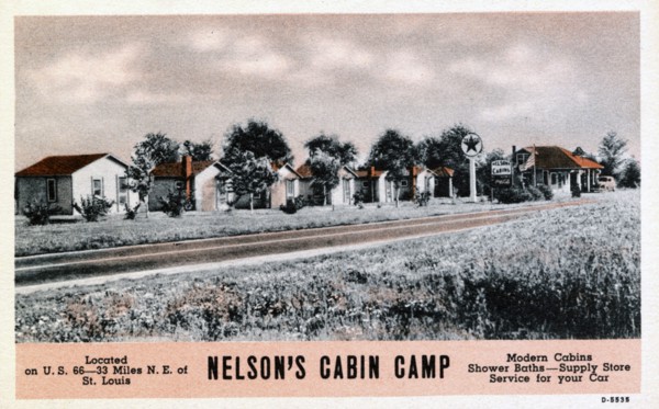 Nelson's Cabin Camp, Worden, Illinois, USA, 1938. Artist: Unknown