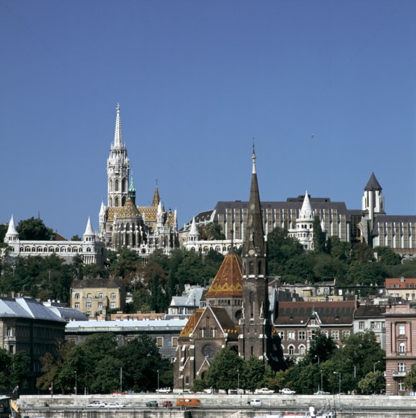 Matthias Church, Hilton Hotel, Budapest, Hungary.