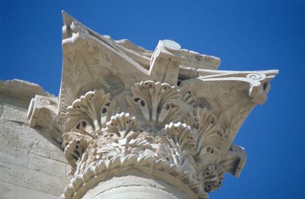 Acanthus capital, Temple of the Sun, Hatra (Al-Hadr), Iraq, 1977.