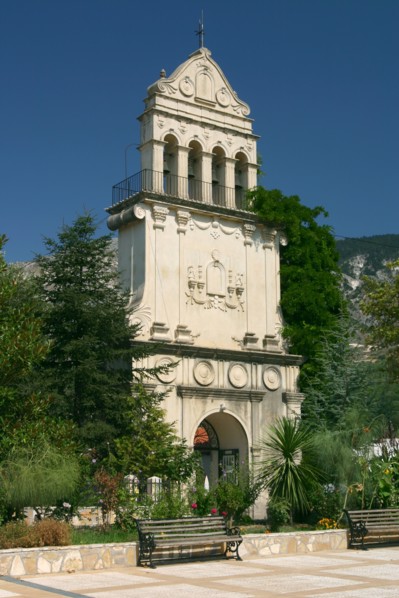 Monastery of Agios Gerasimos, Kefalonia, Greece.