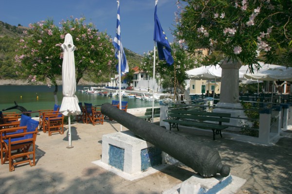 Waterfront, Assos, Kefalonia, Greece.