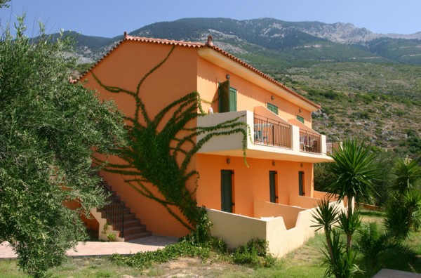 Holiday apartments, Lourdas, Kefalonia, Greece.
