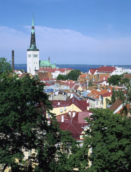 St Olav's Church, Tallinn, Estonia.