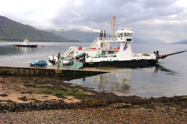 Corran Ferry, Loch Linnhe, Highland, Scotland.