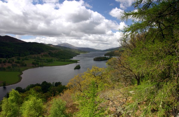 Queen's View, Loch Tummel, Perth and Kinross, Scotland.
