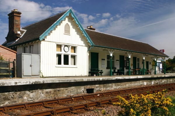 Plockton Railway Station, Highland, Scotland.