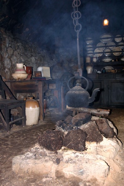 Black house, Colbost Folk Museum, Skye, Highland, Scotland.