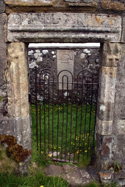 Dr MacLean's tomb, Kilmuir Graveyard, Skye, Highland, Scotland.