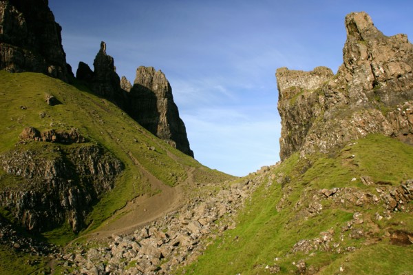 Quiraing, Isle of Skye, Highland, Scotland.