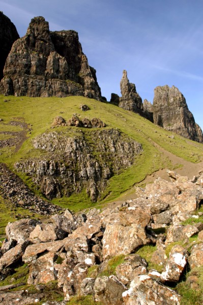 Quiraing, Isle of Skye, Highland, Scotland.