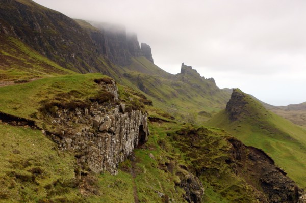 Quiraing, Isle of Skye, Highland, Scotland.