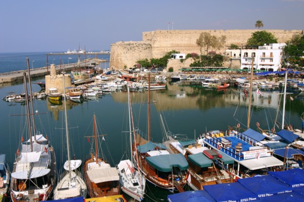 Harbour and castle, Kyrenia (Girne), North Cyprus.