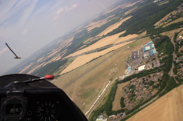 Gliding, English landscape.