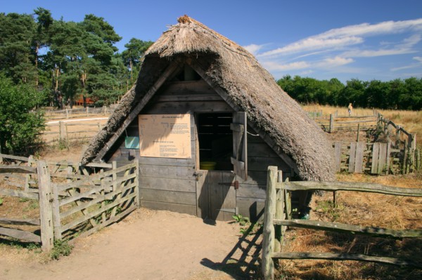 West Stow Country Park and Anglo-Saxon Village, Bury St Edmund's, Suffolk.