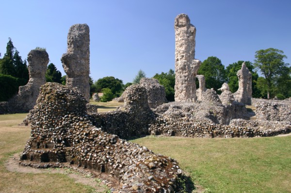 Abbey Ruins, Bury St Edmunds, England.