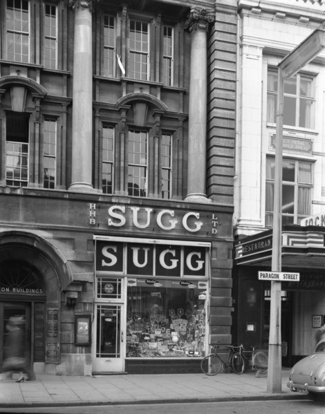 Sugg's sports store, Paragon Street, Sheffield, South Yorkshire, 1967. Artist: Michael Walters
