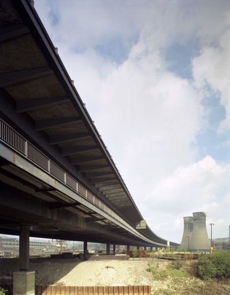 Completed M1 Tinsley Viaduct, 1968.  Artist: Michael Walters