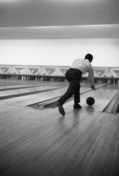 Ten pin bowling, Sheffield, South Yorkshire, 1964. Artist: Michael Walters