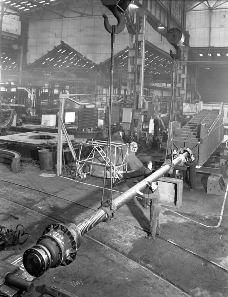 Engineers working at Husband & Co, Chesterfield, Derbyshire, 1962. Artist: Michael Walters