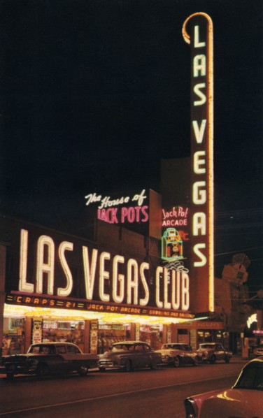 Las Vegas Club, Las Vegas, Nevada, USA, 1956. Artist: Unknown