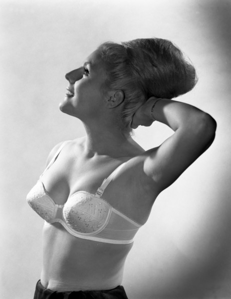 Advertising image for Truline bras, 1963.  Artist: Michael Walters