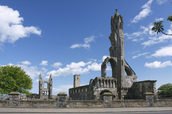 St Andrews Cathedral and St Rule's Tower, Fife, Scotland, 2009.